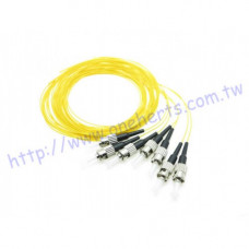 SM-ST/UPC 光纖熔接線單模尾纖9/125黃色 光纖熔接機用 單模光纖尾纖 LC SC ST FC 單模光纖豬尾巴 光纖熔接線 豬尾巴 單模 9/125 黃色